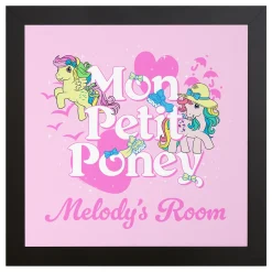 My Little Pony Retro Mon Petit Poney Canvas