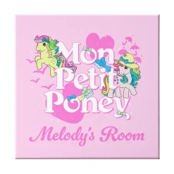 My Little Pony Retro Mon Petit Poney Canvas