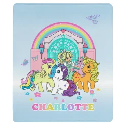 My Little Pony Retro Paradise Estate Plush Blanket