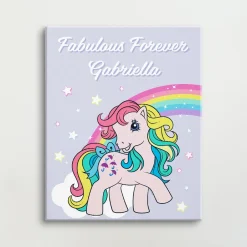 My Little Pony Retro Pastel Fabulous Forever Canvas