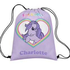 My Little Pony Retro Rainbow Heart Drawstring Bag