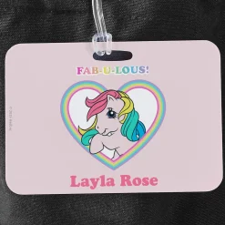 My Little Pony Retro Rainbow Heart Luggage Tag