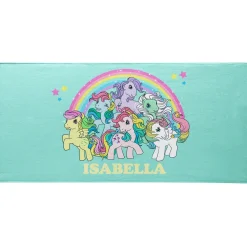 My Little Pony Retro Rainbow Ponies Beach Towel