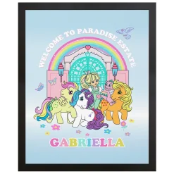 My Little Pony Retro Welcome to Paradise Estate Canvas