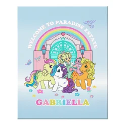 My Little Pony Retro Welcome to Paradise Estate Canvas