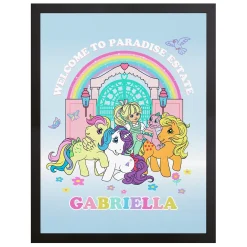 My Little Pony Retro Welcome to Paradise Estate Canvas