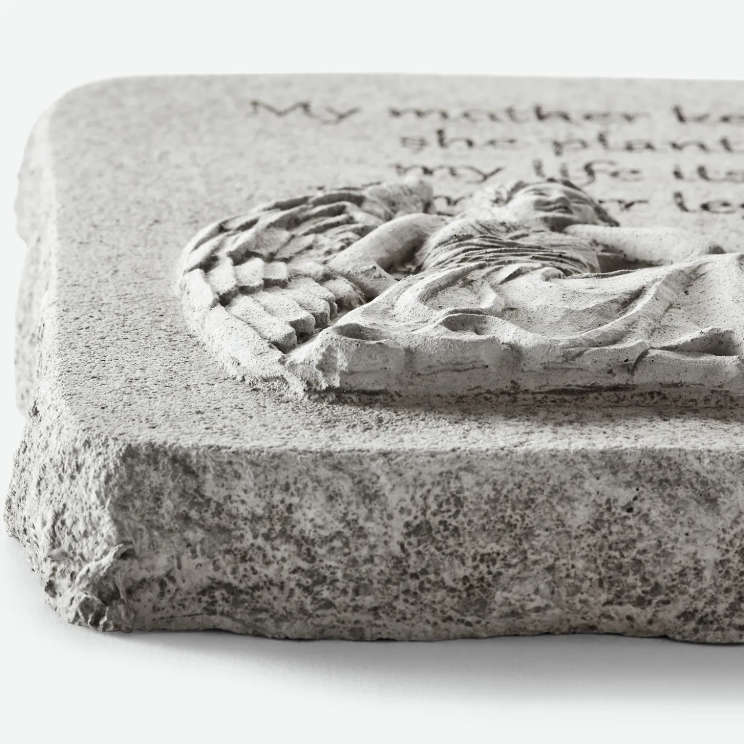 My Mother's Garden Sculpted Memorial Stone