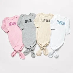 My Name Baby Knotted Gown