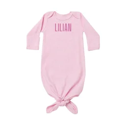 My Name Baby Knotted Gown