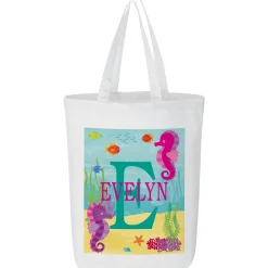 My Own Beachy Name Tote Bag
