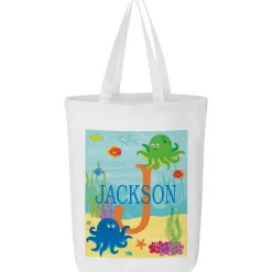 My Own Beachy Name Tote Bag