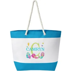 My Own Name Nautical Beach Bag