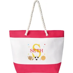 My Own Name Nautical Beach Bag