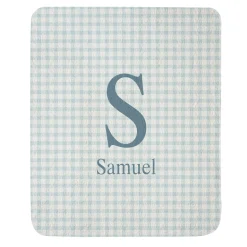 My Plaid Name Quilted Baby Blanket