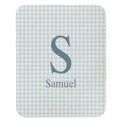 My Plaid Name Quilted Baby Blanket