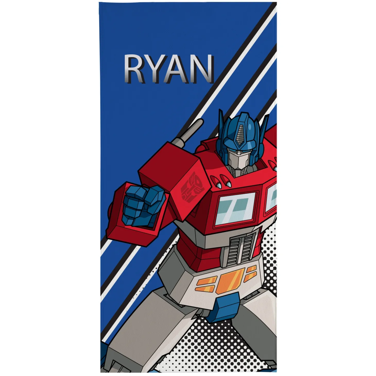 My TRANSFORMERS Stripes Beach Towel