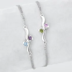 My Whole Heart Birthstone Bracelet