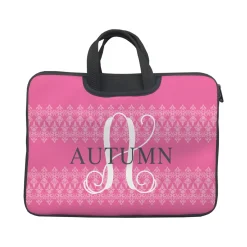 Name and Initial Laptop Carrying Bag
