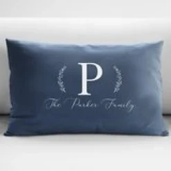 Name and Initial Throw Pillow