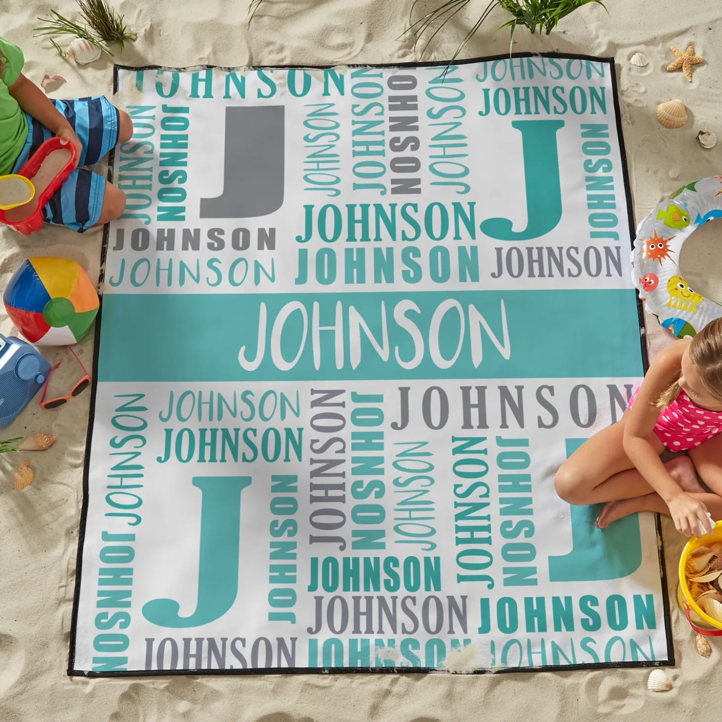 Name Game Beach Blanket