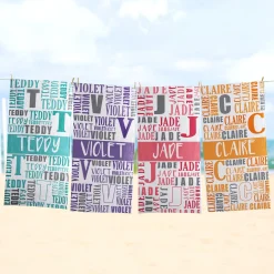 Name Game Beach Towel