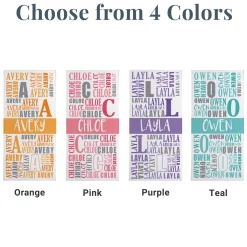 Name Game Beach Towel