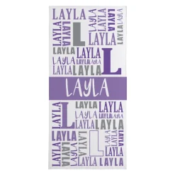 Name Game Beach Towel