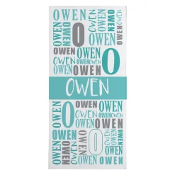 Name Game Beach Towel