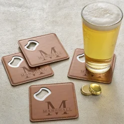 Name & Initial Bottle Opening Coasters
