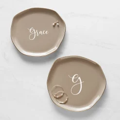 Name + Initial Ceramic Catchall Set