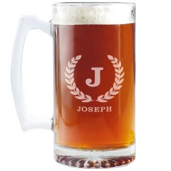 Name & Initial Oversized Beer Mug