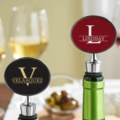 Name + Initial Wine Stopper