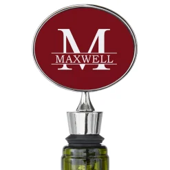 Name + Initial Wine Stopper