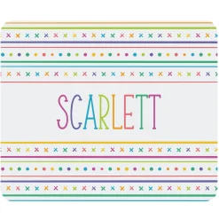 Name In Stripes Mouse Pad