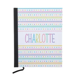 Name In Stripes Notebook