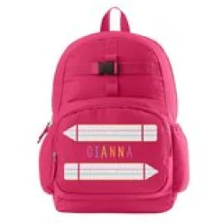 Name In Stripes Pink Backpack Collection