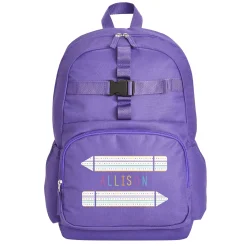 Name In Stripes Purple Backpack Collection