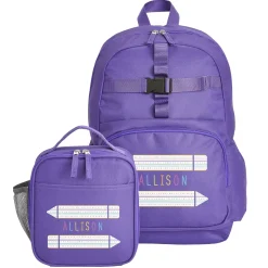 Name In Stripes Purple Backpack Collection