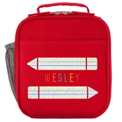 Name In Stripes Red Backpack Collection