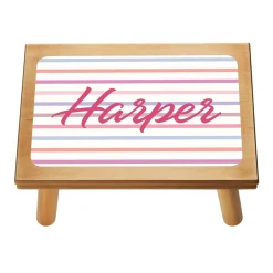 Name in Stripes Step Stool