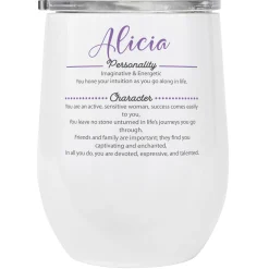 Name Meaning Insulated Wine Tumbler
