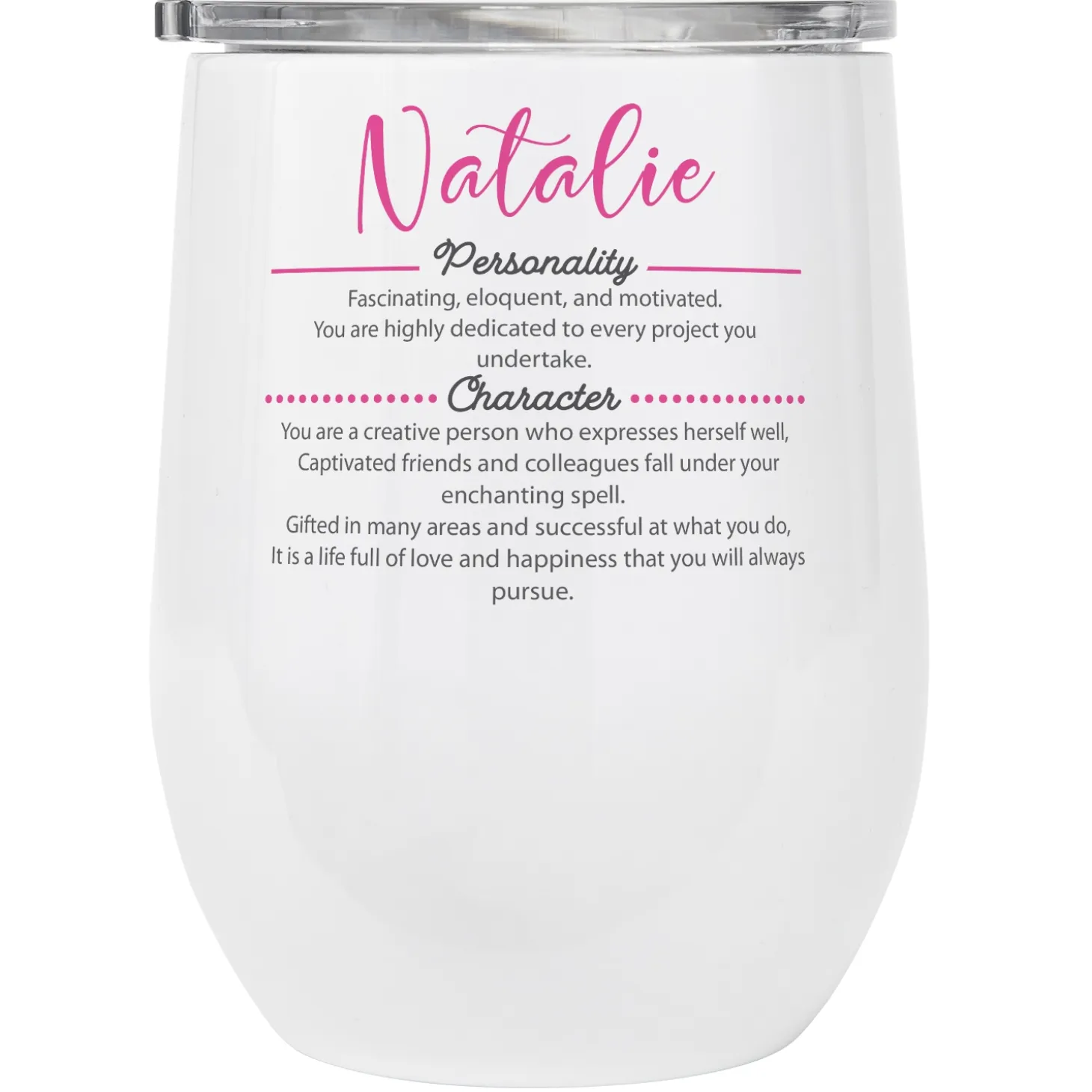 Name Meaning Insulated Wine Tumbler