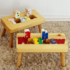 Name Puzzle Stools