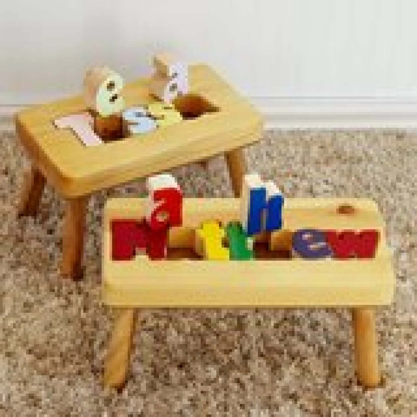Name Puzzle Stools