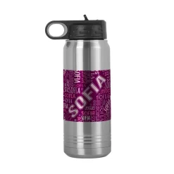 Names Galore Steel Water Bottle