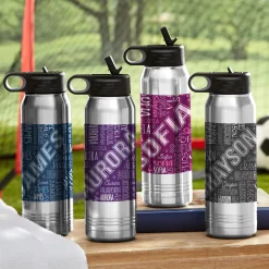 Names Galore Steel Water Bottle
