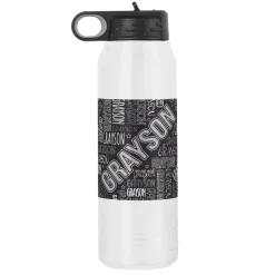 Names Galore Steel Water Bottle