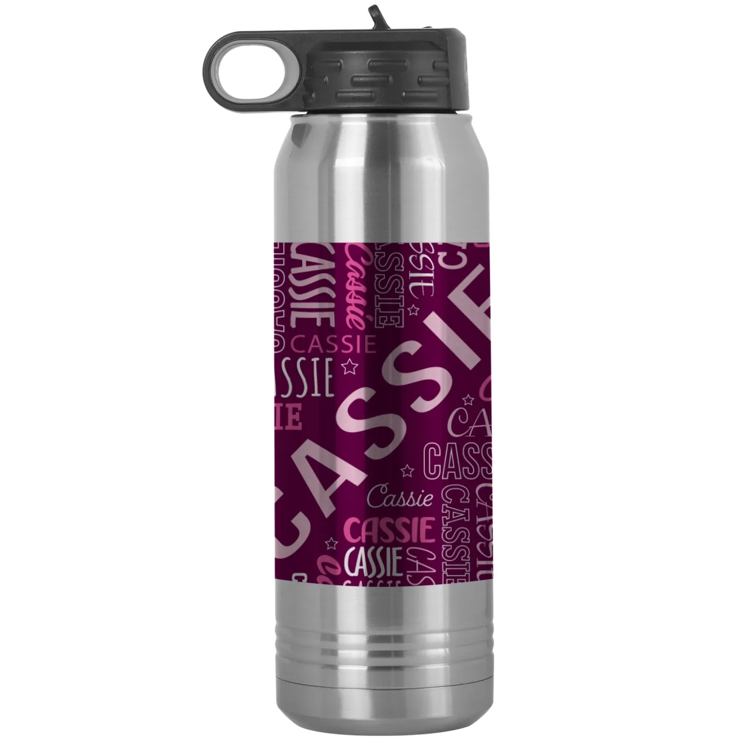 Names Galore Steel Water Bottle