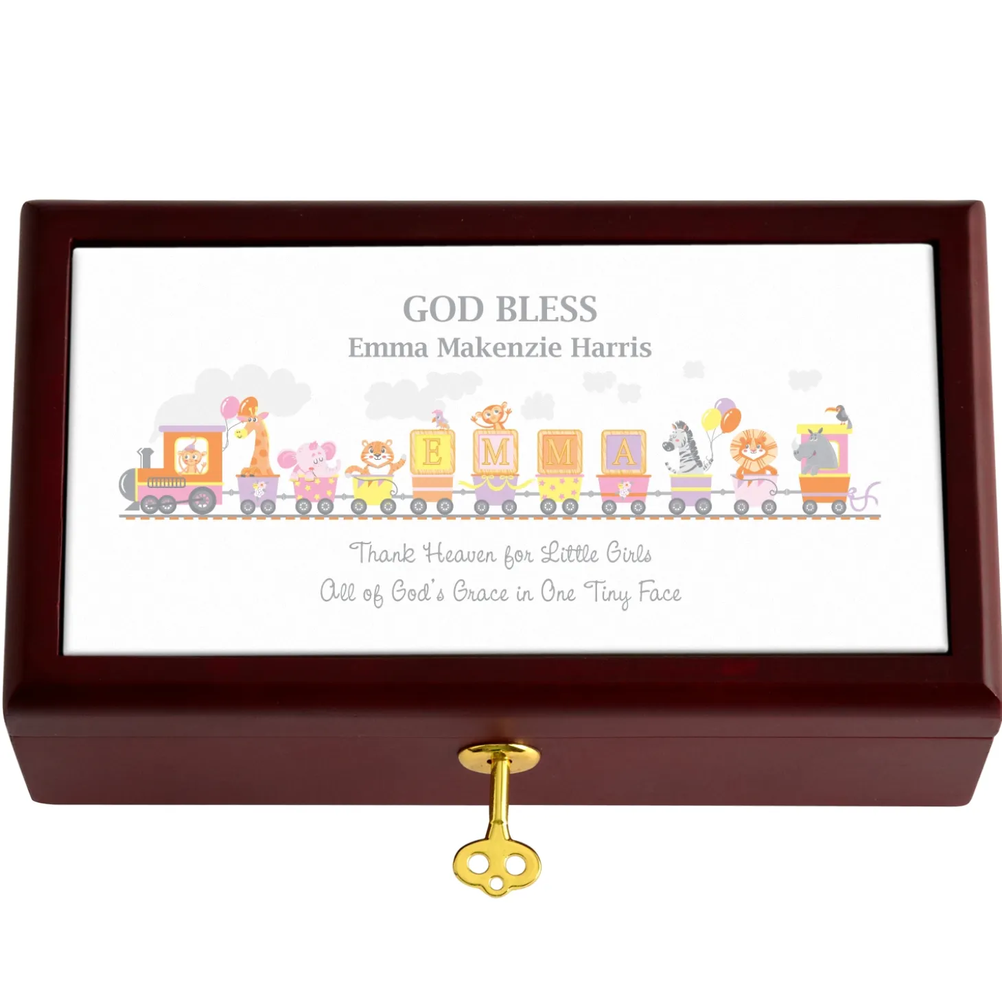 Name Train Keepsake Box