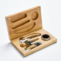 Name with Bow Border Bamboo Wine Gift Set .product-info-decoration { display: inline-flex; justify-content: space-between; align-items: center; border-radius: 0.4rem; background-color: #E8E8E8; padding: 0.2rem 0.4rem; font-size: 1.4rem; line-height: 1.6rem; font-weight: var(--font-weight-semibold); letter-spacing: 0.042rem; text-transform: uppercase; --decoration-icon-url: ''; /* will be dynamically set */}.product-info-decoration.badge-icon::before { content: ''; width: 2rem; height: 2rem; background: var(--decoration-icon-url) no-repeat; background-size: 100% 100%; display: block; margin-right: 0.4rem;} Laser Engraved